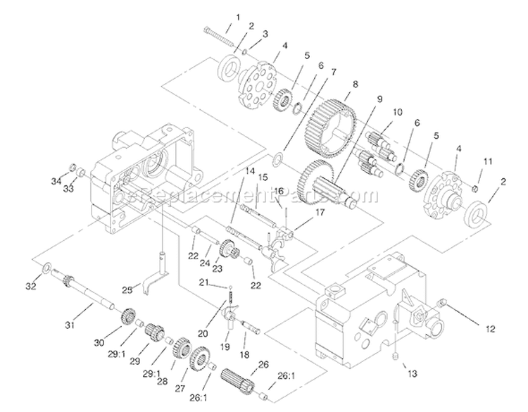 Page AI Diagram and Parts List for 73441 7900001-7999999 - 1997 Toro Lawn Tractor