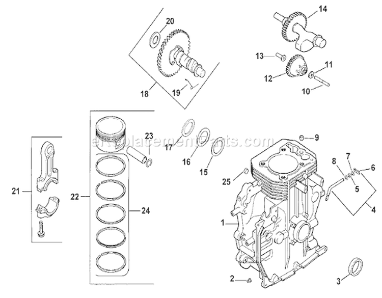 Page K Diagram and Parts List for 73429 200000001-200999999 - 2000 Toro Lawn Tractor