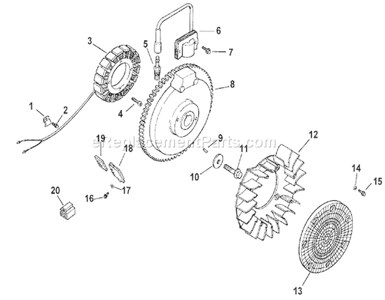 Ignition/electrical Diagram and Parts List for 73429 200000001-200999999 - 2000 Toro Lawn Tractor