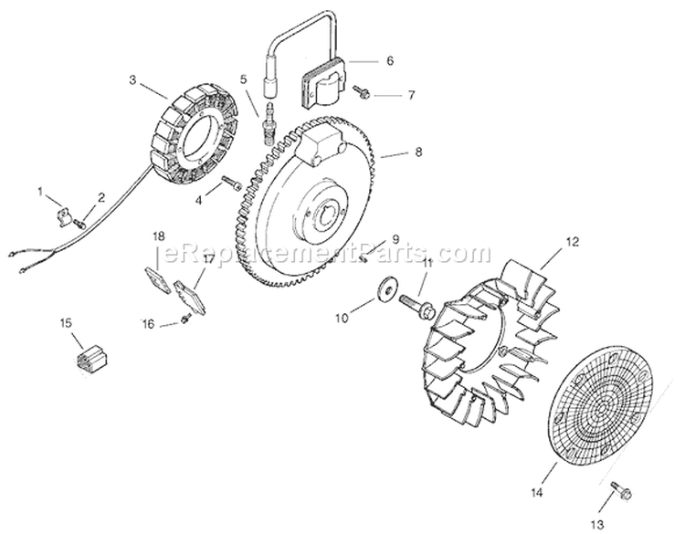 Ignition Electronics Diagram and Parts List for 73450 220000001-220999999 - 2002 Toro Lawn Tractor