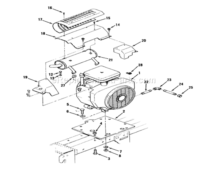Page N Diagram and Parts List for 73501 39000001-39999999 - 1993 Toro Lawn Tractor