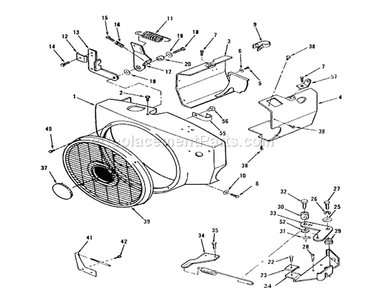 Page B Diagram and Parts List for 73501 39000001-39999999 - 1993 Toro Lawn Tractor