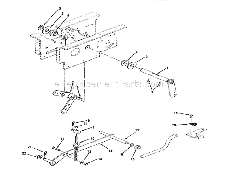 Page U Diagram and Parts List for 73501 39000001-39999999 - 1993 Toro Lawn Tractor