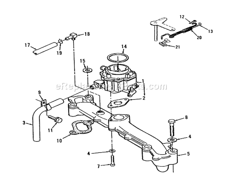 Page X Diagram and Parts List for 73501 39000001-39999999 - 1993 Toro Lawn Tractor