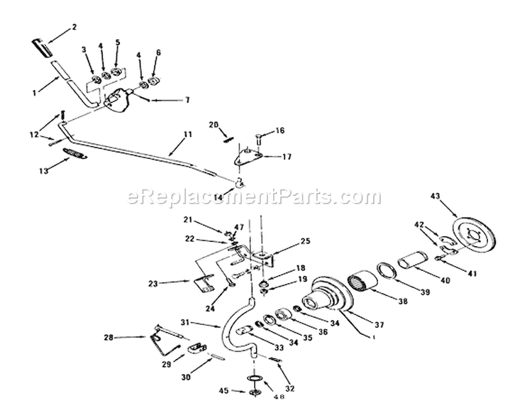 Page AB Diagram and Parts List for 73501 39000001-39999999 - 1993 Toro Lawn Tractor
