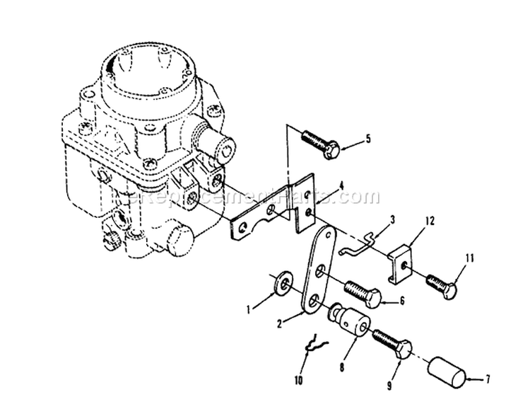 Page F Diagram and Parts List for 73501 39000001-39999999 - 1993 Toro Lawn Tractor