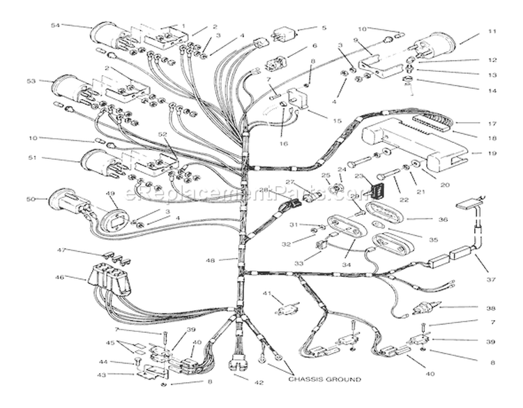 Page N Diagram and Parts List for 73501 59000412-59002868 - 1995 Toro Lawn Tractor