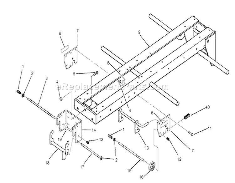 Page Q Diagram and Parts List for 73501 59000412-59002868 - 1995 Toro Lawn Tractor