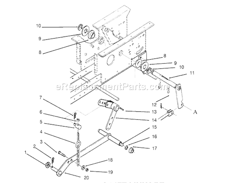 Page Y Diagram and Parts List for 73501 59000412-59002868 - 1995 Toro Lawn Tractor