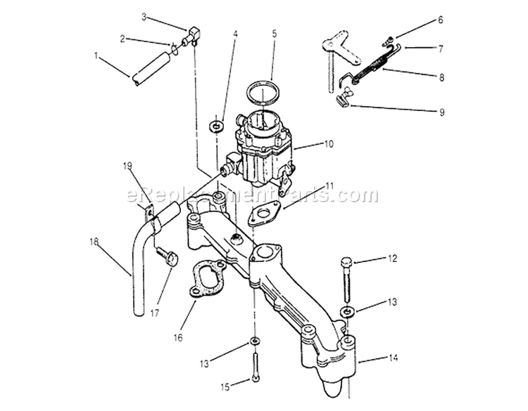 Page AB Diagram and Parts List for 73501 59000412-59002868 - 1995 Toro Lawn Tractor