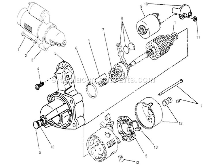 Page AH Diagram and Parts List for 73501 59000412-59002868 - 1995 Toro Lawn Tractor