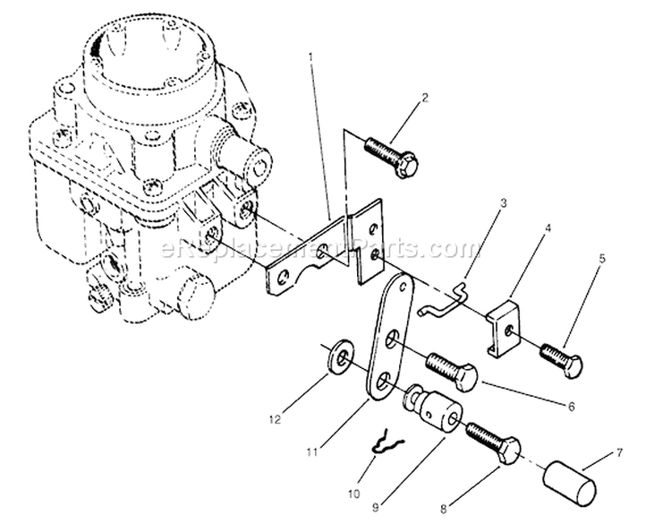 Page H Diagram and Parts List for 73501 59000412-59002868 - 1995 Toro Lawn Tractor