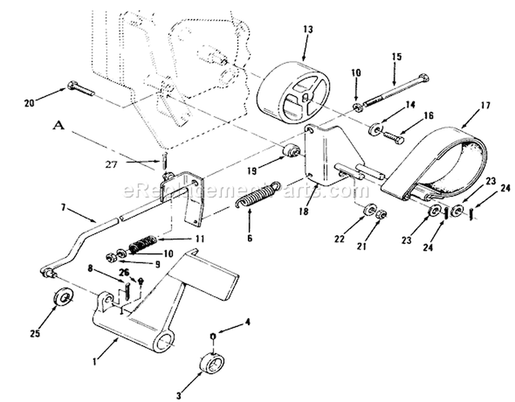 Page J Diagram and Parts List for 73501 69000001-69999999 - 1996 Toro Lawn Tractor