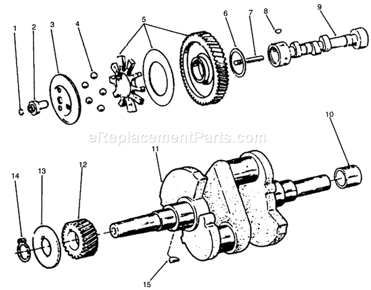 Page F Diagram and Parts List for 73501 69000001-69999999 - 1996 Toro Lawn Tractor