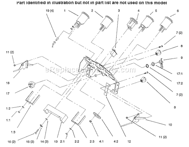 Page R Diagram and Parts List for 73502 6900001-6999999 - 1996 Toro Lawn Tractor