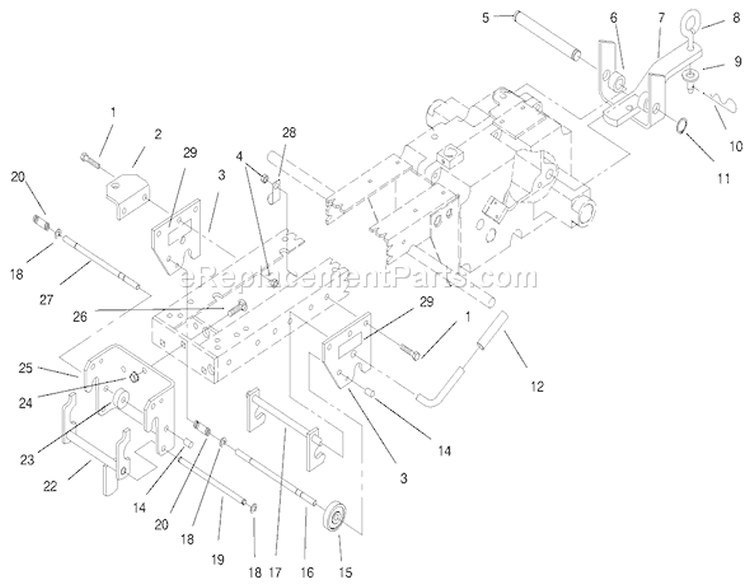 Page T Diagram and Parts List for 73502 7900001-7999999 - 1997 Toro Lawn Tractor