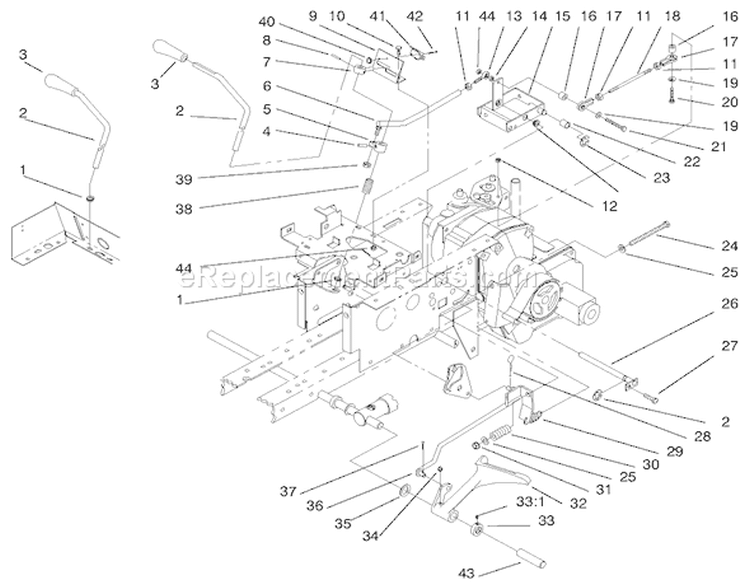 Page Z Diagram and Parts List for 73502 7900001-7999999 - 1997 Toro Lawn Tractor