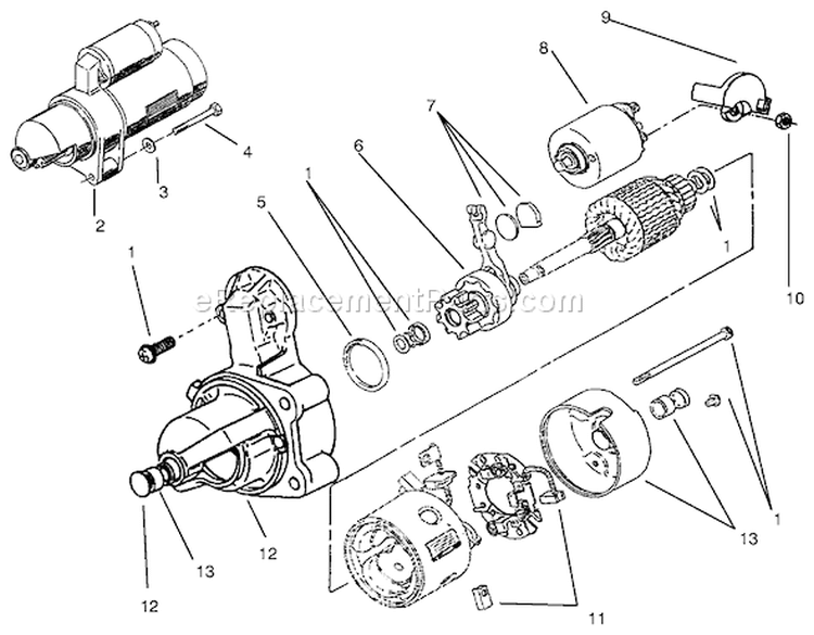 Page AJ Diagram and Parts List for 73502 7900001-7999999 - 1997 Toro Lawn Tractor