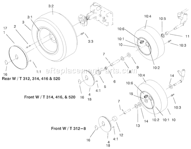 Page AM Diagram and Parts List for 73502 7900001-7999999 - 1997 Toro Lawn Tractor