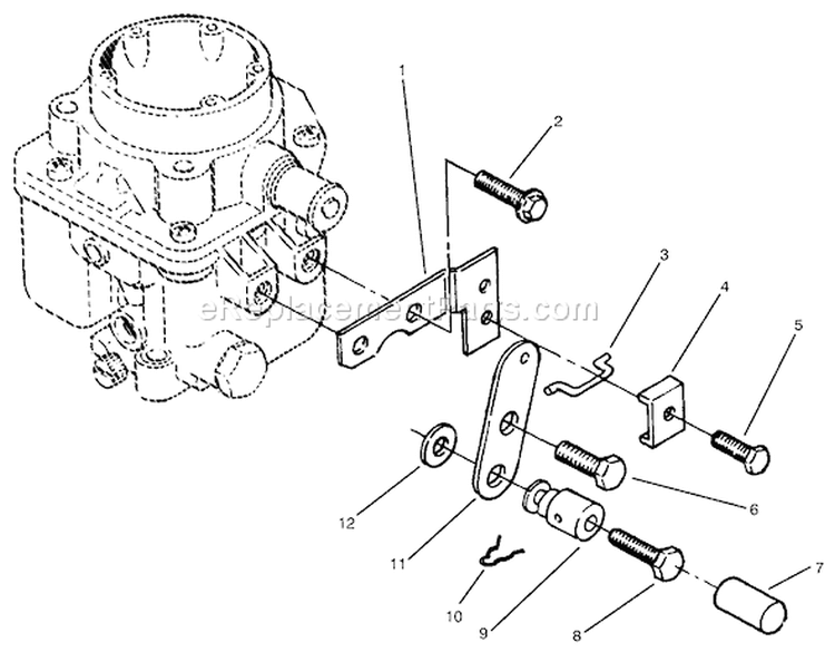 Page E Diagram and Parts List for 73502 7900001-7999999 - 1997 Toro Lawn Tractor