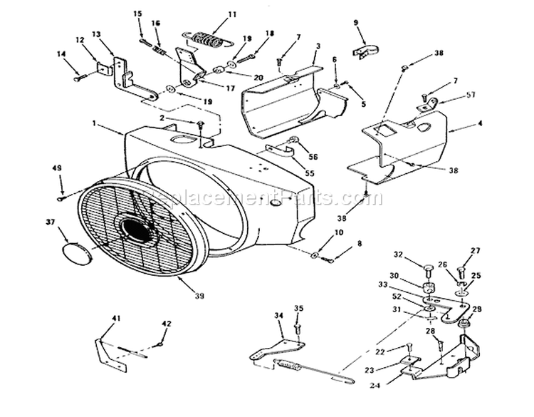 Page B Diagram and Parts List for 73520 39000001-39999999 - 1993 Toro Lawn Tractor
