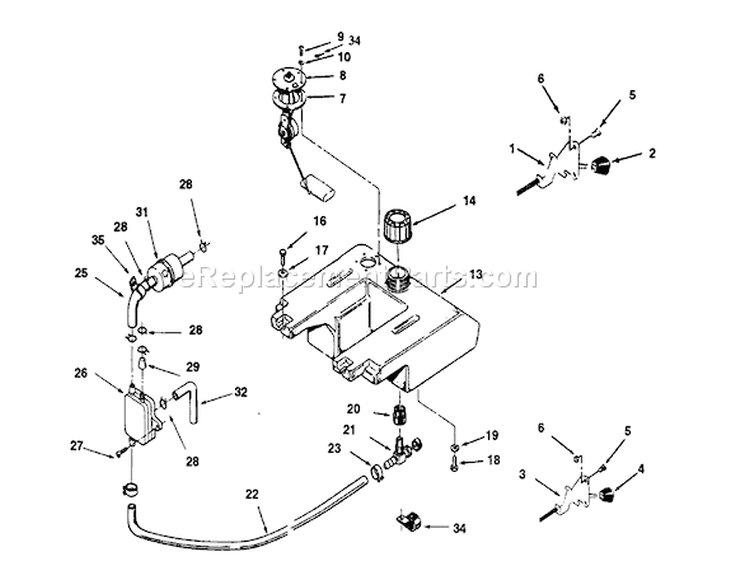 Page X Diagram and Parts List for 73520 39000001-39999999 - 1993 Toro Lawn Tractor