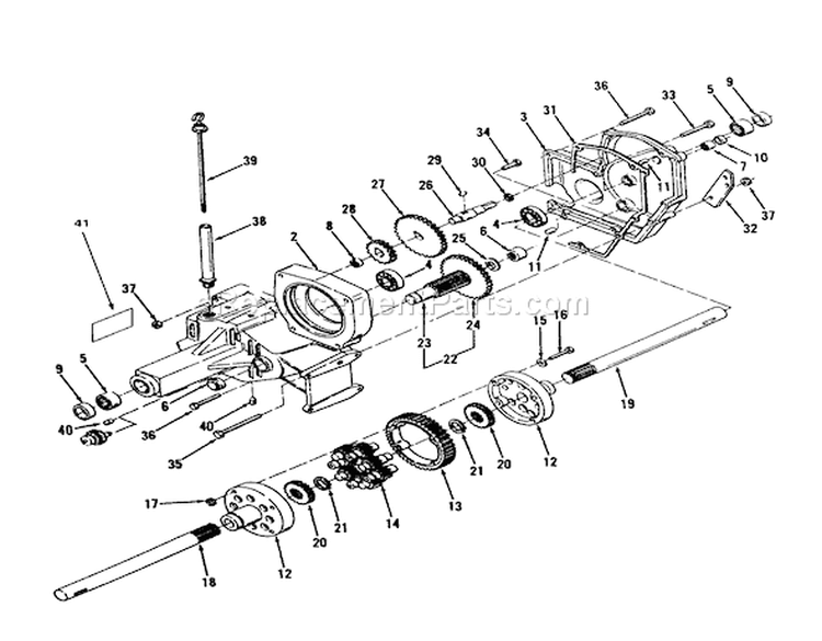Page Y Diagram and Parts List for 73520 39000001-39999999 - 1993 Toro Lawn Tractor