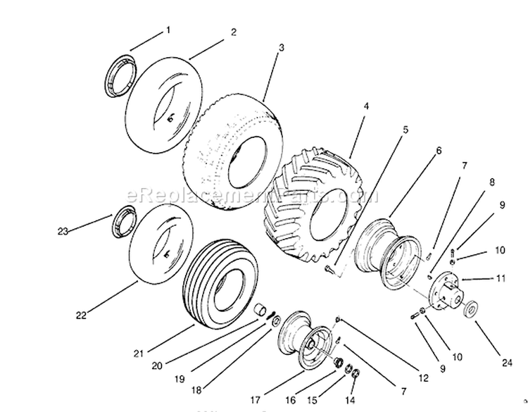 Page Z Diagram and Parts List for 73520 39000001-39999999 - 1993 Toro Lawn Tractor