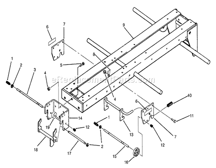 Page R Diagram and Parts List for 73520 4900001-4999999 - 1994 Toro Lawn Tractor