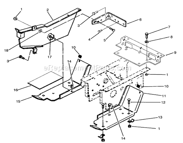 Page C Diagram and Parts List for 73520 4900001-4999999 - 1994 Toro Lawn Tractor