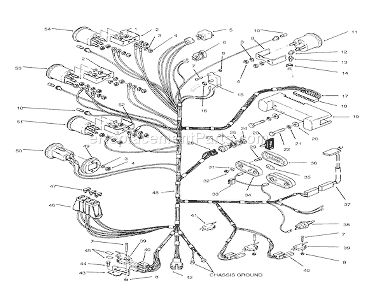 Page N Diagram and Parts List for 73520 5900001-5900177 - 1995 Toro Lawn Tractor