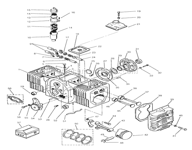 Page P Diagram and Parts List for 73520 5900001-5900177 - 1995 Toro Lawn Tractor