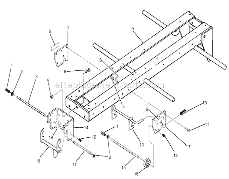 Page R Diagram and Parts List for 73520 5900001-5900177 - 1995 Toro Lawn Tractor