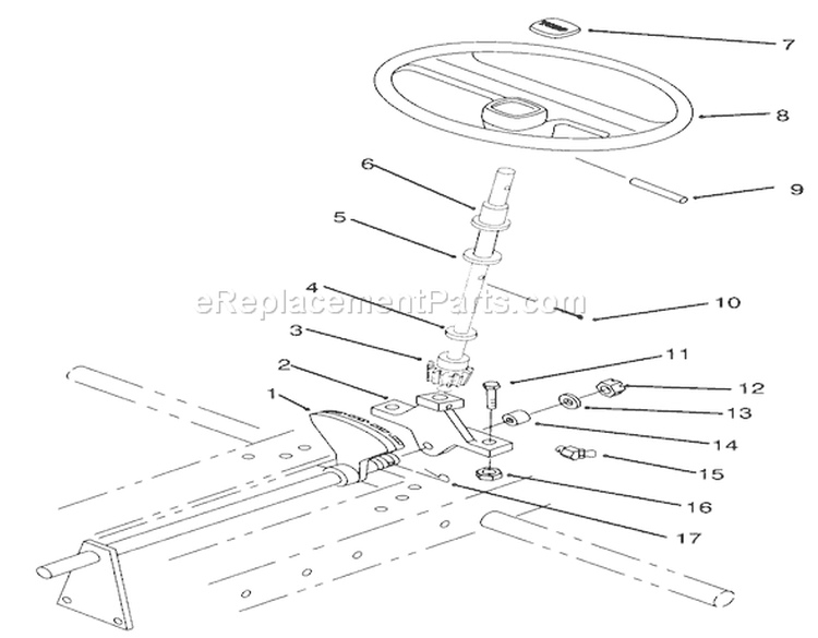 Page AH Diagram and Parts List for 73520 5900001-5900177 - 1995 Toro Lawn Tractor