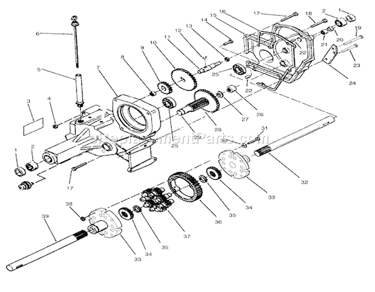 Page AJ Diagram and Parts List for 73520 5900001-5900177 - 1995 Toro Lawn Tractor