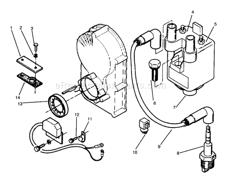 Page AC Diagram and Parts List for 73520 5900178-5999999 - 1995 Toro Lawn Tractor