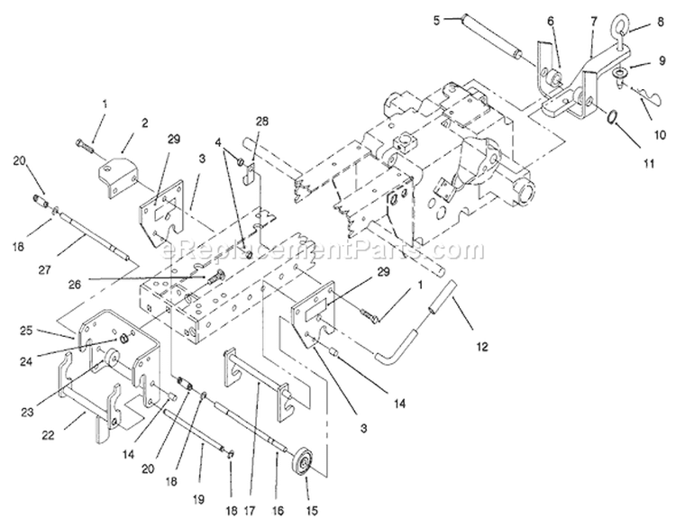 Page S Diagram and Parts List for 73521 7900001-7999999 - 1997 Toro Lawn Tractor
