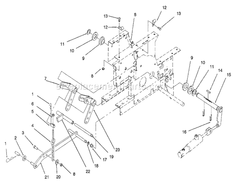 Page X Diagram and Parts List for 73521 7900001-7999999 - 1997 Toro Lawn Tractor