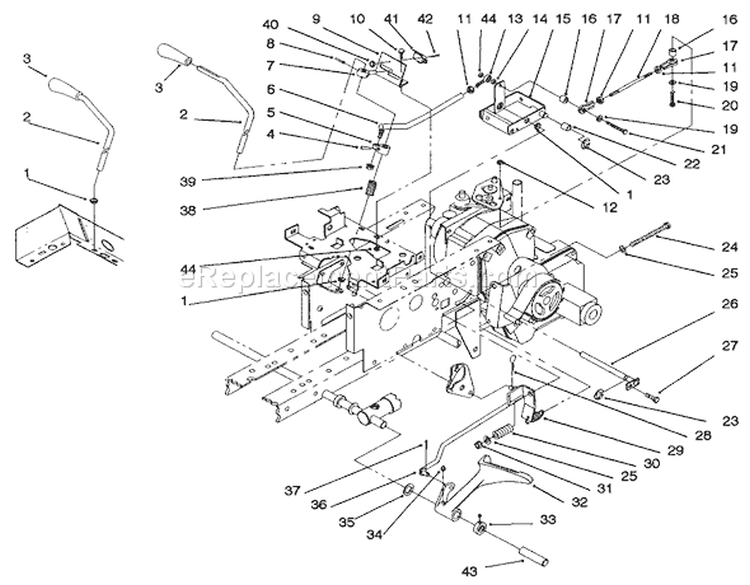 Page Y Diagram and Parts List for 73521 7900001-7999999 - 1997 Toro Lawn Tractor