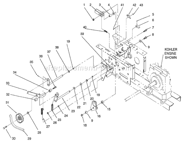 Page Z Diagram and Parts List for 73521 7900001-7999999 - 1997 Toro Lawn Tractor