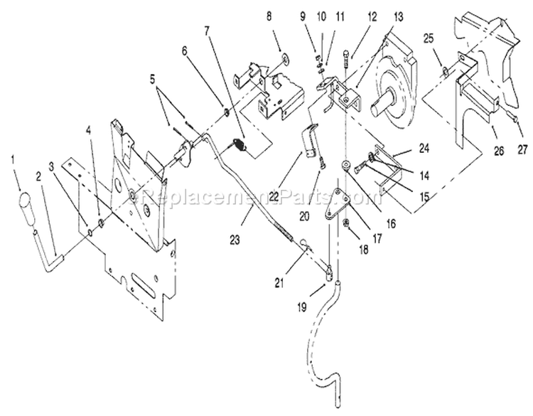 Page AH Diagram and Parts List for 73521 7900001-7999999 - 1997 Toro Lawn Tractor