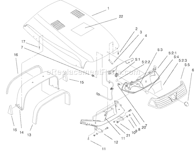 Page AI Diagram and Parts List for 73471 200000001-200999999 - 2000 Toro Lawn Tractor