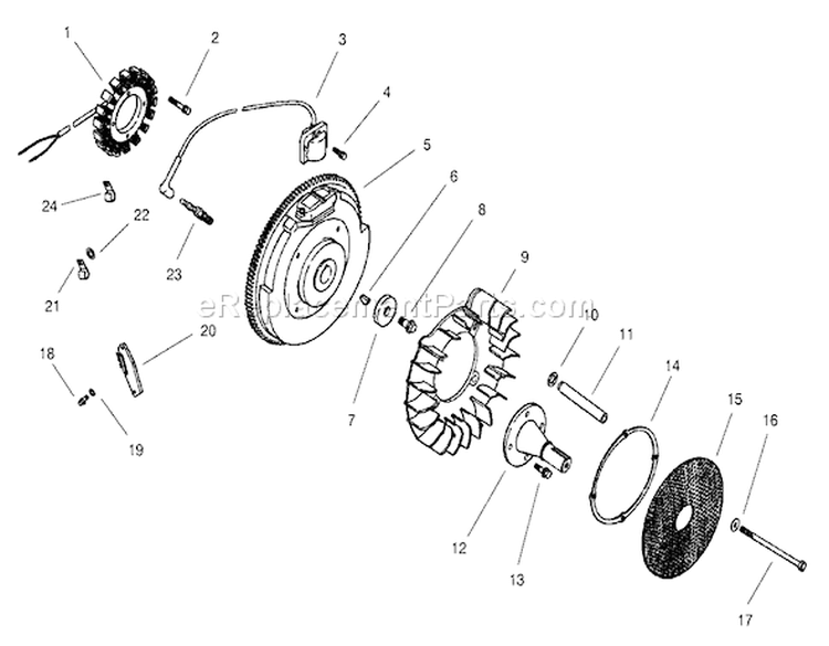 Page X Diagram and Parts List for 73471 210000001-210999999 - 2001 Toro Lawn Tractor