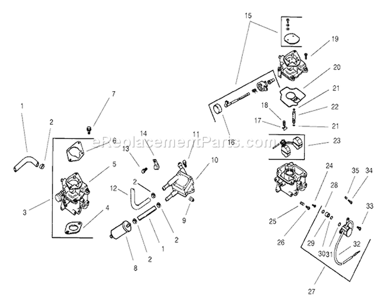 Page AE Diagram and Parts List for 73471 210000001-210999999 - 2001 Toro Lawn Tractor