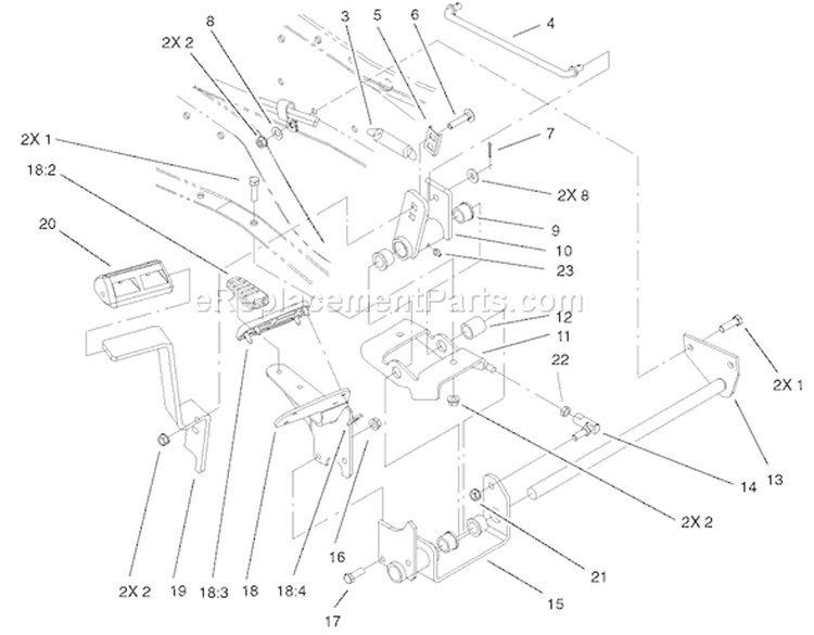 Page AJ Diagram and Parts List for 73471 210000001-210999999 - 2001 Toro Lawn Tractor