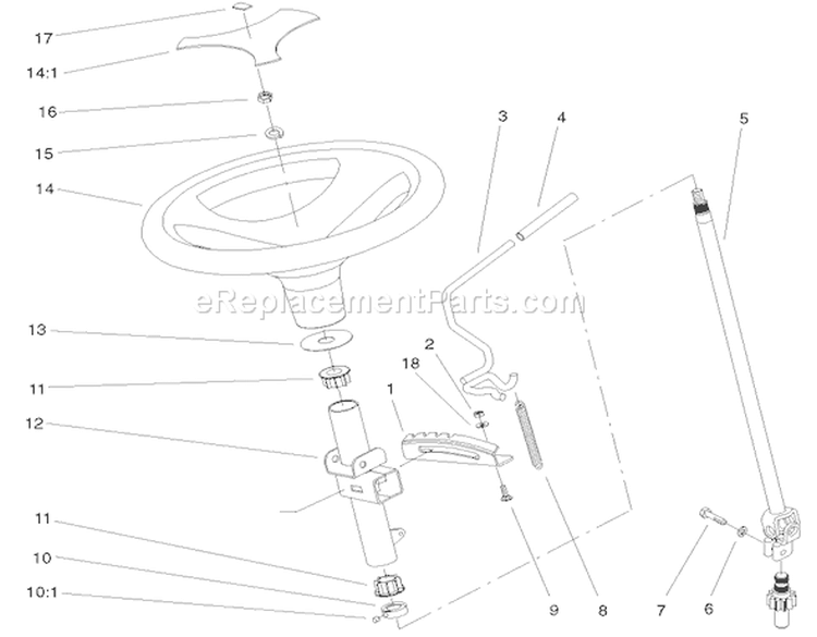 Page AR Diagram and Parts List for 73471 210000001-210999999 - 2001 Toro Lawn Tractor