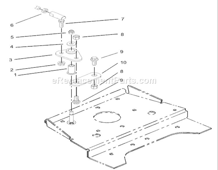 Front Smart Turn Assembly Diagram and Parts List for 73570 230000001-230999999 - 2003 Toro Lawn Tractor