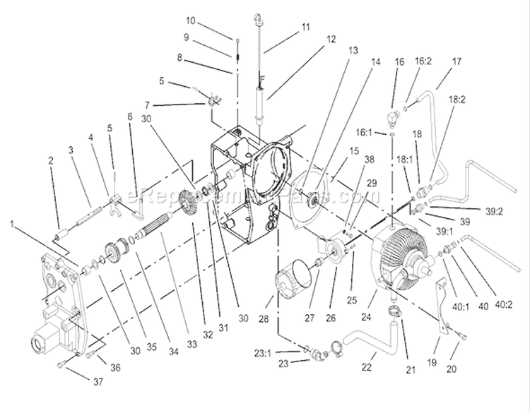 Page Z Diagram and Parts List for 73570 230000001-230999999 - 2003 Toro Lawn Tractor