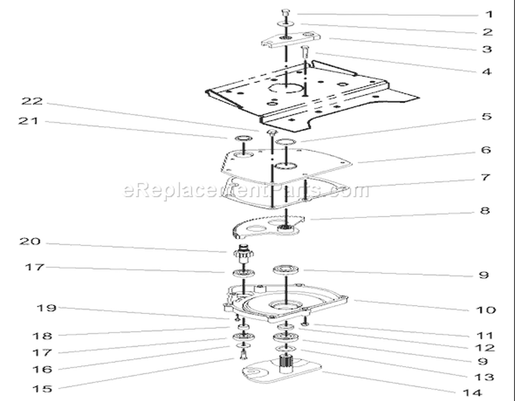 Lower Manual Steering Assembly Diagram and Parts List for 73570 230000001-230999999 - 2003 Toro Lawn Tractor