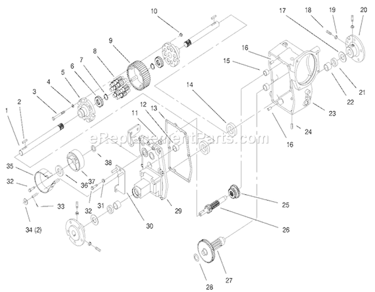 Page Z Diagram and Parts List for 73542 9900001-9999999 - 1999 Toro Lawn Tractor